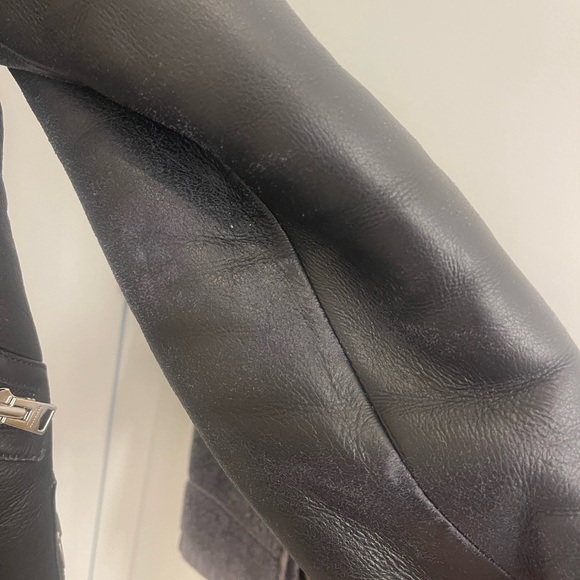 ALLSAINTS Hawley Shearling Biker Jacket - Picture 7 of 8